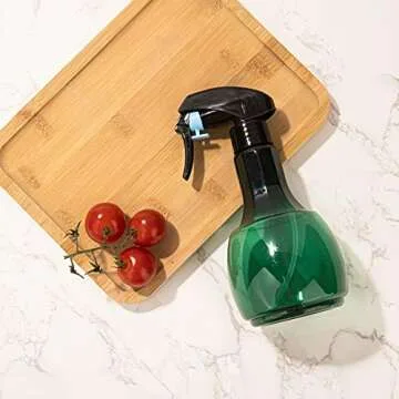Chiost 14oz Plastic Spray Bottle, Refillable Squirt Bottle for House Gardening Plants, Mister Sprayer for Hair Salon,Outdoor Indoor Plants,Cleaning Solution,Personal Care