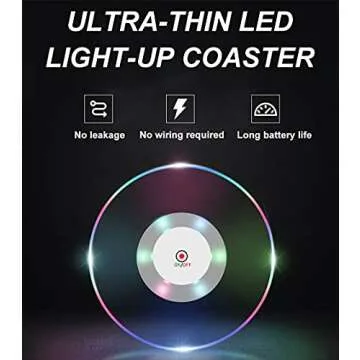 Party-Ready LED Cocktail Coasters for Every Occasion