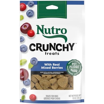 Nutro Crunchy Dog Treats with Real Mixed Berries - 10 oz Bag