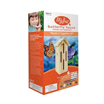 Nature's Way Bird Products DIY First Butterfly Garden House, Wood