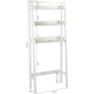UTEX 3-Shelf Bathroom Organizer for Space-Saving Solutions