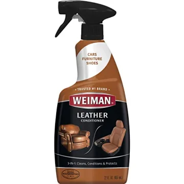 Weiman Leather Cleaner & Conditioner - 12 Fl Oz - Non Toxic Cleans Conditions and Restores Leather S...