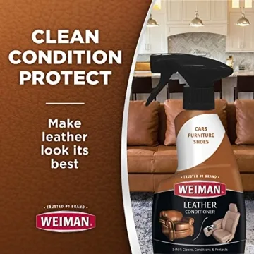 Weiman Leather Cleaner & Conditioner - Non Toxic & Effective