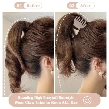 Strong Hold 1.6" Hair Clips for All Hair Types