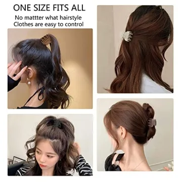 Strong Hold 1.6" Hair Clips for All Hair Types