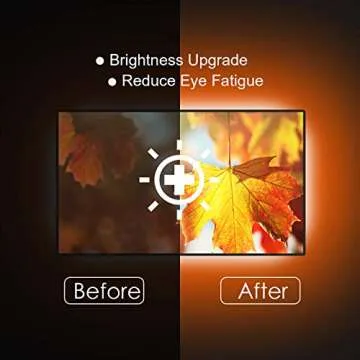 Nexillumi LED Lights for TV, 9.8ft TV LED Backlight for 32-43 Inch, RGB LED Strip Lights Behind TV, APP Remote Control Music Sync TV Led Lights for Bedroom