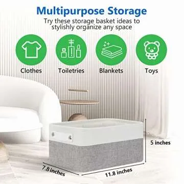 Bidtakay Small Storage Baskets for Home Organization