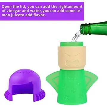 ACZURXLY Angry Mama Microwave Cleaner - Funny & Effective
