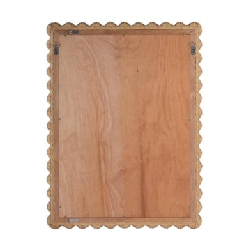 Butler Specialty Flora Rattan Scalloped Wall Mirror - Elegant Design