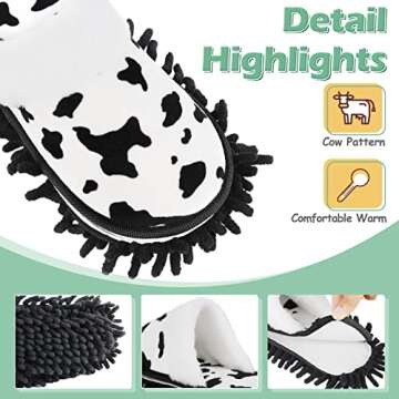 Frjjthchy Microfiber Mop Slippers for Effortless Cleaning