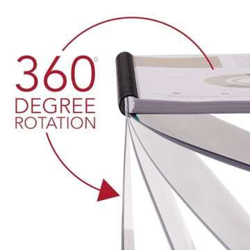 GBC Binding Spines / Spirals / Coils, 1/2" Diameter, 85 Sheet Capacity, ProClick, Black, 25 Pack (2515660)