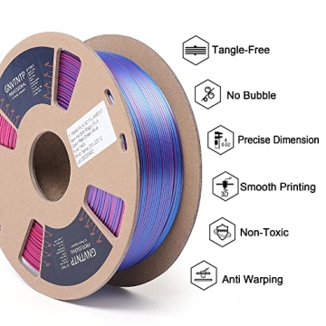 Silk MagicPLA Tri-Color 3D Printer Filament 1.75mm