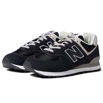 New Balance Women's 574 Core Sneakers in Grey and White