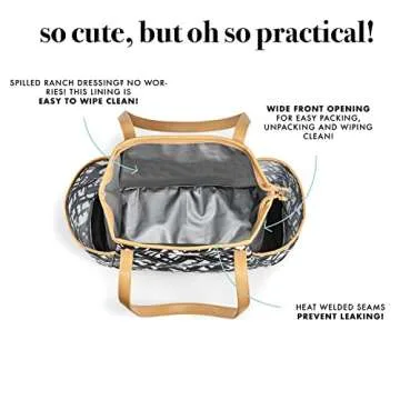 Fit & Fresh Navarto Insulated Lunch Bag for All Occasions