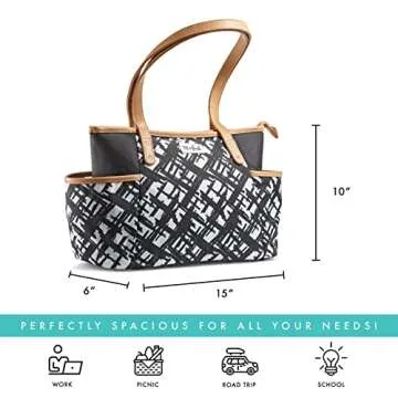Fit & Fresh Navarto Insulated Lunch Bag for All Occasions