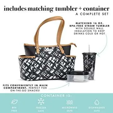 Fit & Fresh Navarto Insulated Lunch Bag for All Occasions