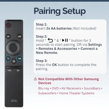 BN59-01295A Samsung TV Remote Control Replacement