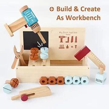 PairPear Wooden Tool Box - Engaging Educational Toy for Kids