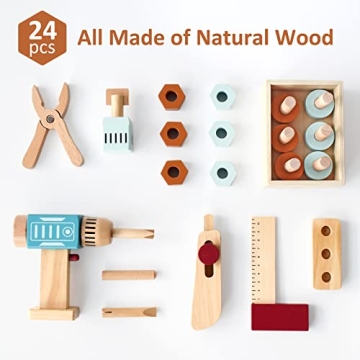 PairPear Wooden Tool Box - Engaging Educational Toy for Kids