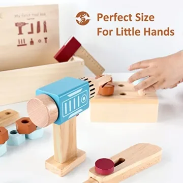 PairPear Wooden Tool Box - Engaging Educational Toy for Kids