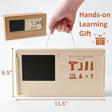 PairPear Wooden Tool Box - Engaging Educational Toy for Kids