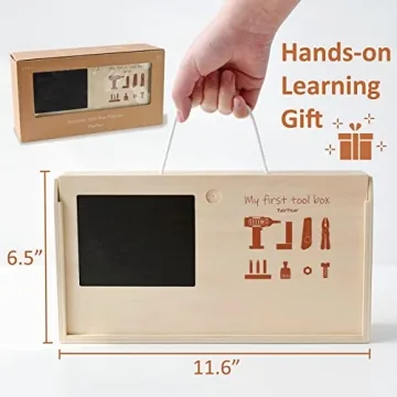 PairPear Wooden Tool Box - Engaging Educational Toy for Kids