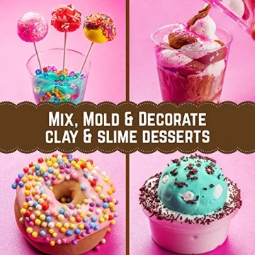 GirlZone Cakes & Sweet Treats Fun Slime Kit for Kids