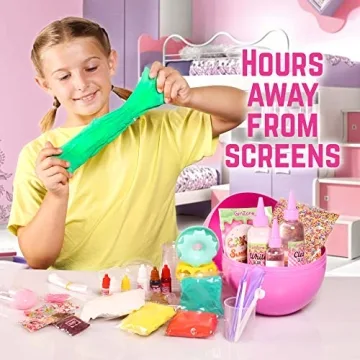 GirlZone Cakes & Sweet Treats Fun Slime Kit for Kids