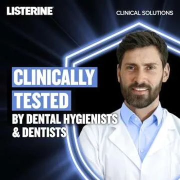 Listerine Clinical Solutions Breath Defense Alcohol Free Mouthwash, Oral Rinse with a Triple-Action ...