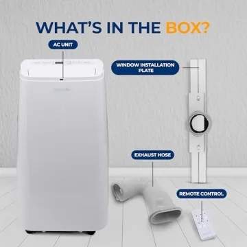 SereneLife Portable 12,000 BTU Air Conditioner for Rooms