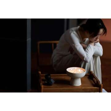 BLUEME Calm Osmanthus & Sandalwood Refillable 6 Wick Candle