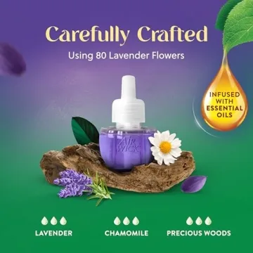 Air Wick Lavender & Chamomile Plug In Refill, 10ct for Freshness