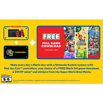 Nintendo Switch Mario Choose One Bundle