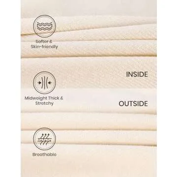 CRZ YOGA Women's Full Zip Hooded Sweatshirts Workout Sweat Jackets Slim Fit Running Track Hoodies with Thumbholes White Apricot X-Small