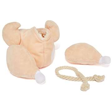 CHEWFFON Dog Puzzle Toys, Dog Toys, Interactive Dog Toys, Dog Enrichment Toys, Crinkle Dog Games, Hide and Seek Toy,Nose Work Dog Toy