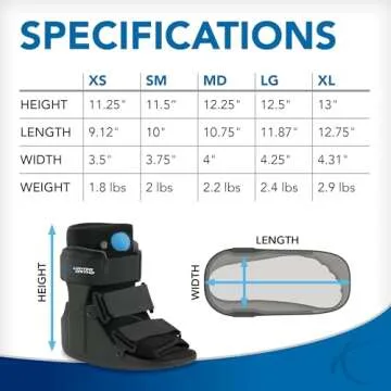 United Ortho Short Air Cam Walker Boot for Recovery