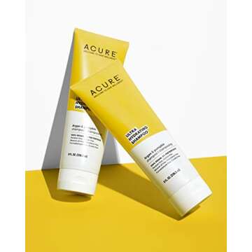 Ultra Hydrating Shampoo & Conditioner Duo - 100% Vegan - With Argan Oil & Pumpkin - Ultra Moisturizing - 8 Fl Oz (Pack of 2)