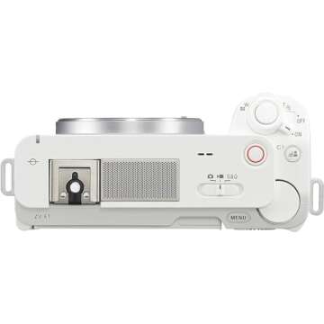 Sony Alpha ZV-E1 Full-Frame Interchangeable Lens Mirrorless Vlog Camera - White Body
