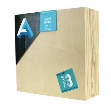 Art Alternatives Classic Wood Panel Value Pack - Ideal for All Artists