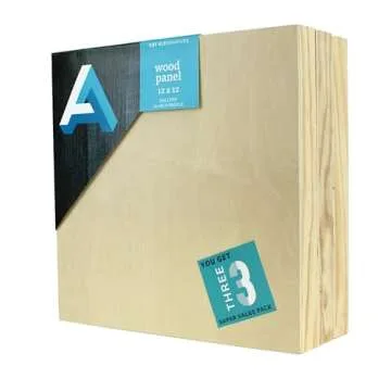 Art Alternatives Classic Wood Panel Value Pack - Ideal for All Artists