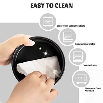 SPUNKYJUNKY 15° Slanted Ceramic Dog and Cat Bowl with Wooden Stand, Tilted Bulldog Food and Water Bowl No Slip Non-Spill for Cats Medium Dogs Big Face Pets 28.7 OZ (3.6 Cups, Black × 2)