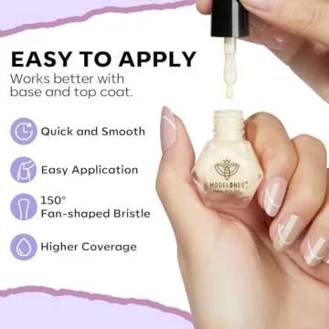 modelones Cat Eye Nail Polish Set, 6 Colors Magnetic Silver Pink Red Purple Quick Dry Mini Nail Lacquer Kit, Green Orange Blue Long Lasting Crystal Velvet Manicure Home DIY Fall Gift for Women Girl