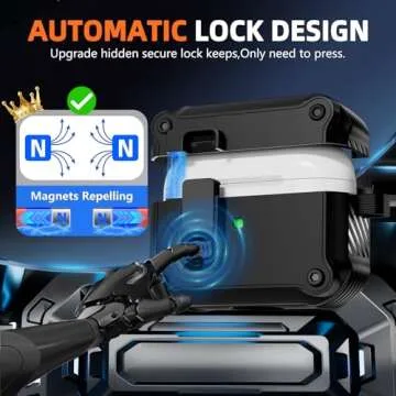 Pohgelan Compatible with AirPods Pro 2nd/1st Generation Case Cover,with Cleaner kit,Automatic Snap Switch Secure for iPod Pro Charging Case (USB-C/Lightning Cable) (2023/2022/2019)-Black