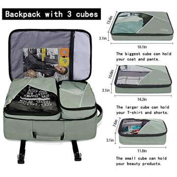 BANGE Travel Overnight Backpack for Weekend Adventures