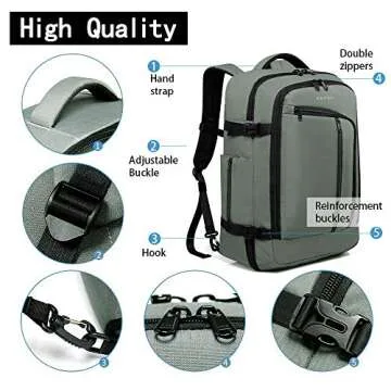 BANGE Travel Overnight Backpack for Weekend Adventures