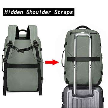 BANGE Travel Overnight Backpack for Weekend Adventures