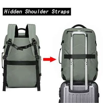 BANGE Travel Overnight Backpack for Weekend Adventures