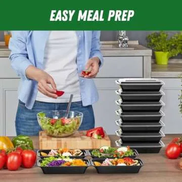 Buy Dealusy 50 Pack Meal Prep Containers - Durable & Safe