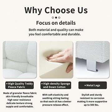 Dolonm Modern Sofa Couch for Stylish Home Comfort