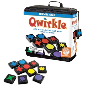 MindWare Travel Qwirkle Board Game for Family Fun